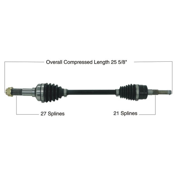 Tytaneum Front Right HD CV Axle 813-0340 for Yamaha Rhino 450 650 4x4 2006-2009