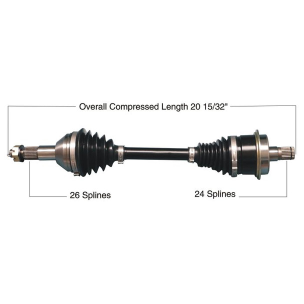 Tytaneum Rear Right HD CV Axle 813-0238