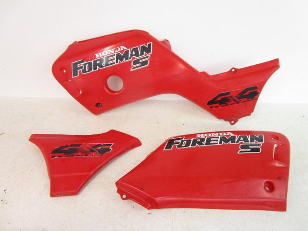 02 Honda TRX 450 FM Foreman Side Covers Left Right 83500-HM7-A00ZC 1996-2004