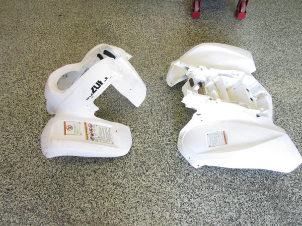 05-09 Suzuki LTZ 250 Quad Sport OEM Front Rear Fenders 53111-21G01-30H 2005-2009