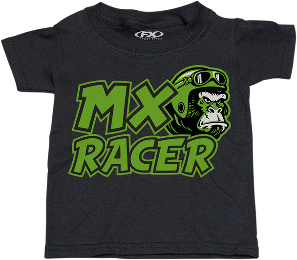 Factory Effex Kawasaki MX Racer Toddler Short Sleeve Shirt Black