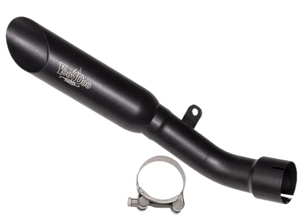 Voodoo Black Shorty Race Single Slip-On Muffler Conversion for GSXR1000 07-08