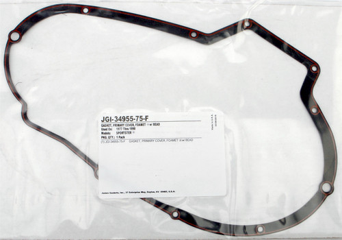 Beaded Foamet Primary Cover Gasket 1 Pack James Gaskets 34955-75-F