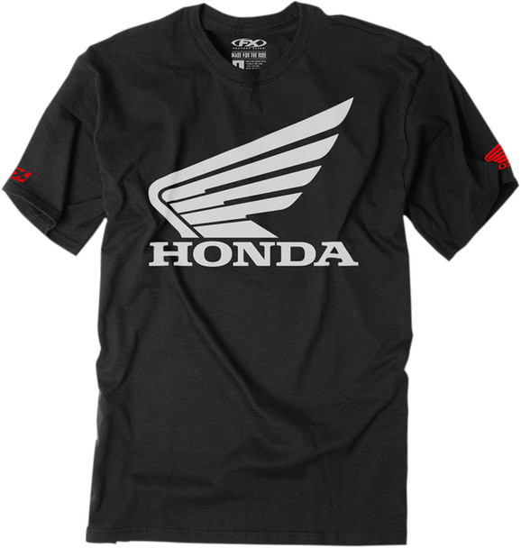 Factory Effex Honda Big Wing Youth Short Sleeve Shirt Black
