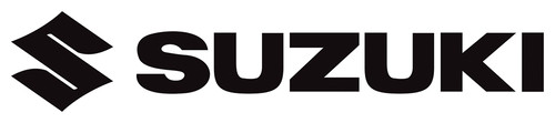 Factory Effex 36in 3ft Suzuki Sticker Black 12-94416