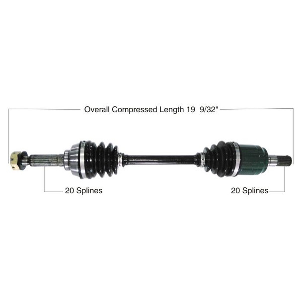 Tytaneum Front Left CV Axle 813-0186