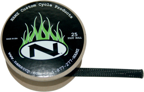 Black 3/8" Flex Braiding Wire Sleeve 25ft Namz NBFS-2503