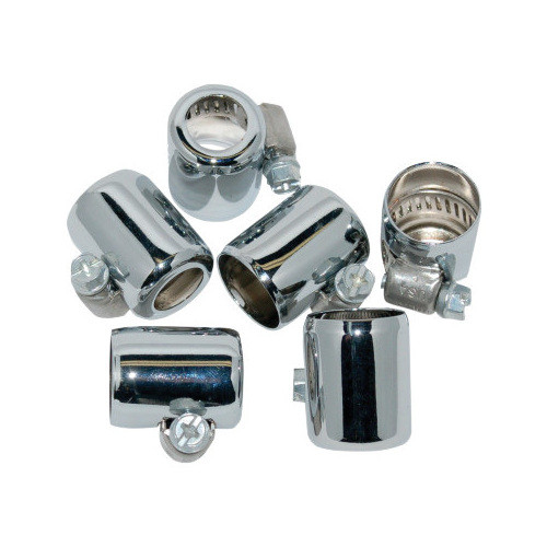 Chrome 3/8" Hose Clamps 6 pack Namz NHC-CH206