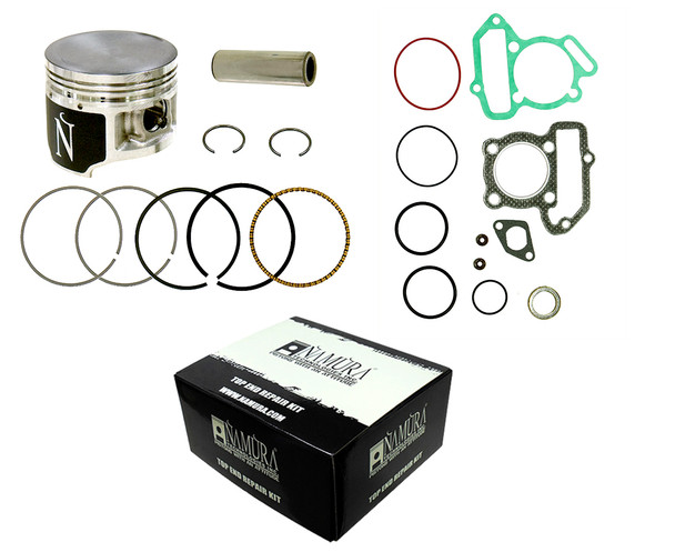 Namura +1.00mm Top End Kit 9.0:1 NA-40019-4K for Yamaha Breeze Grizzly 125 89-13