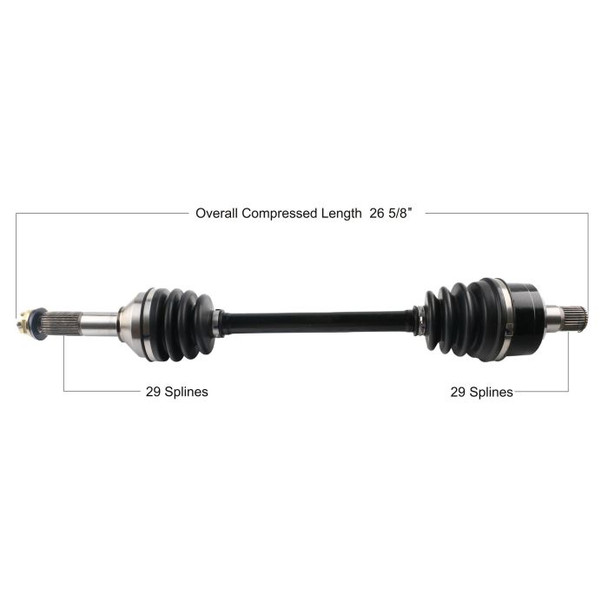 Tytaneum Rear Left Right CV Axle KAW-7018