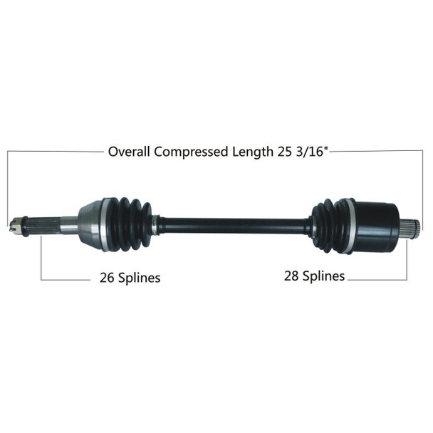 Tytaneum Rear Left Right CV Axle 813-0176