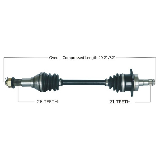 Tytaneum Front Left CV Axle 813-0040