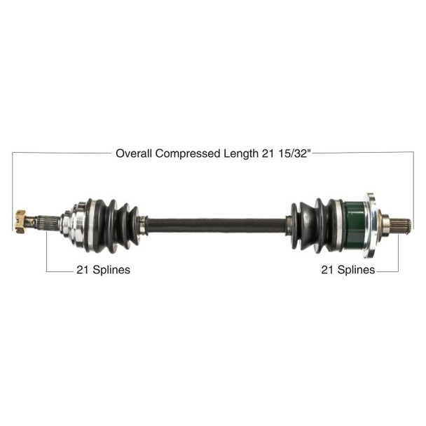 Tytaneum Front Rear Left Right CV Axle 813-0004