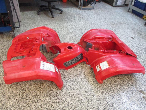 02 Yamaha Grizzly 660 #2 Front Rear Fender 2002-2008