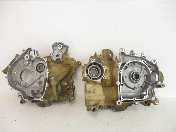 02 Yamaha Grizzly 660 #2 Left Right Case Cases Crankcase 99999-03456-0 2002-2003