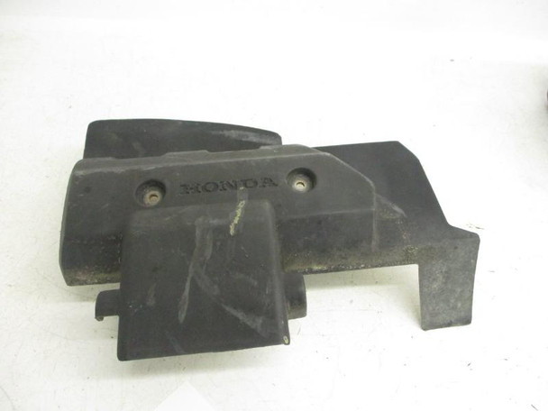 04 Honda TRX 500 FA Rubicon #3 Left Side Plastic Engine Cover 2001-2004