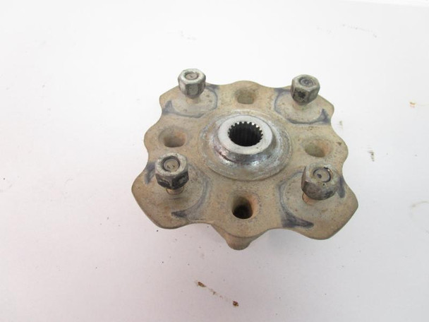 02 Suzuki LTF 400F Eiger Manual Rear Wheel Hub #2 54110-38F20 2002-2007