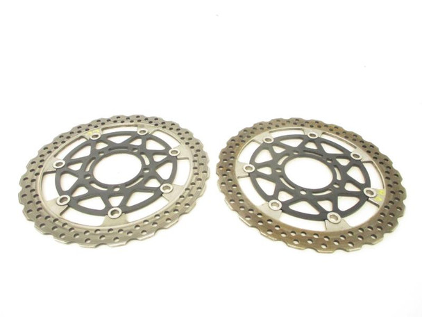12 Kawasaki Ninja ZX-14R ZX14 Left Right Front Brake Rotor Disc 2012-2022