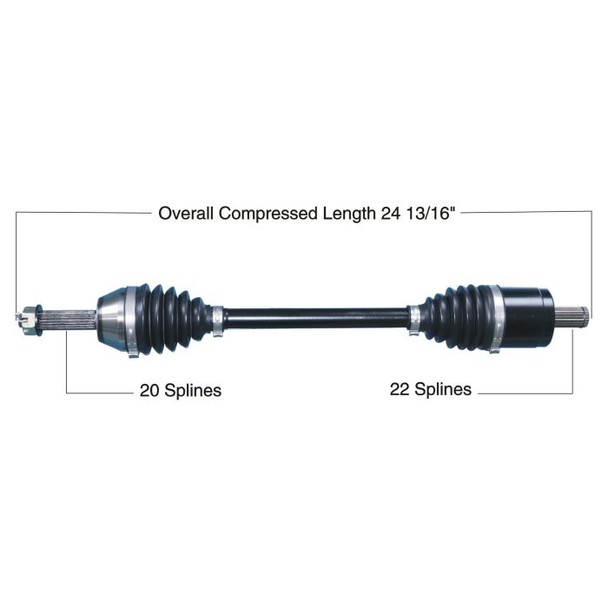Tytaneum Front Left Right HD CV Axle 813-0302