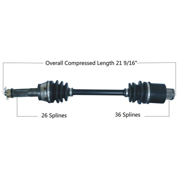 Tytaneum Rear Left Right CV Axle 813-0174