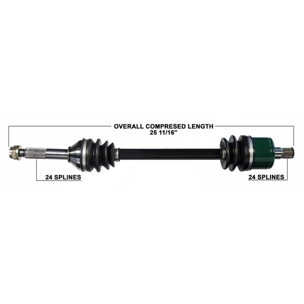 Tytaneum Rear Left Right CV Axle for Kawasaki Teryx 750 4x4 LE Sport 2012-2013