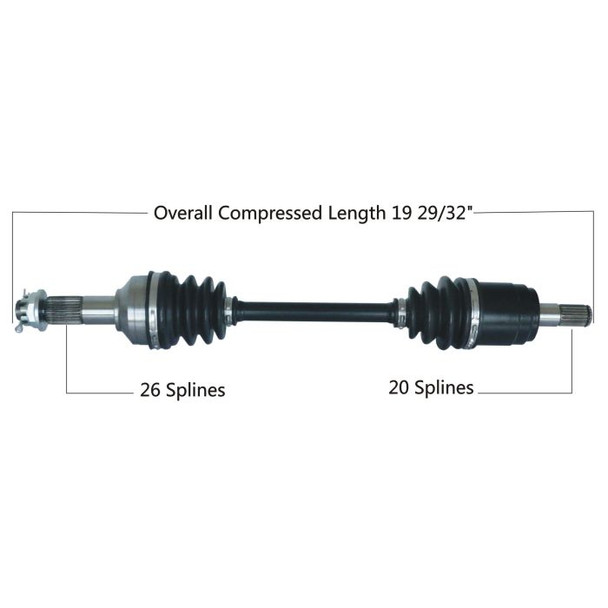 Tytaneum Front Right CV Axle 813-0078