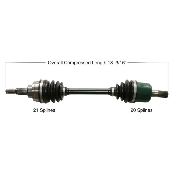Tytaneum Front Left Right CV Axle for Honda Rancher 400 TRX400FA FGA 2004-2007