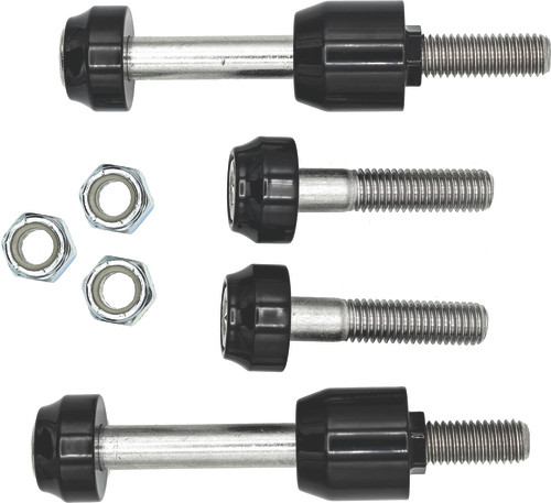 Black Stainless Steel Aluminum Way Kool Shock Mounts Santoro Fabworx SF40001