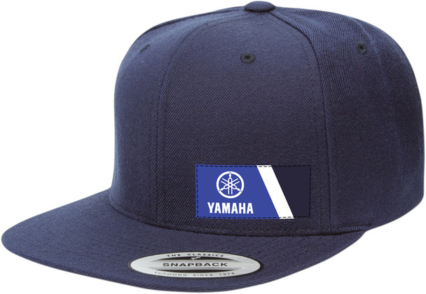 FX Yamaha Snapback Wedge Hat Navy Blue 23-86200