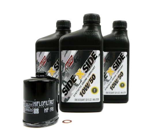 Klotz Oil Change Kit SxS 5W50 for Polaris RZR Ranger XP 900 1000 2013-2022