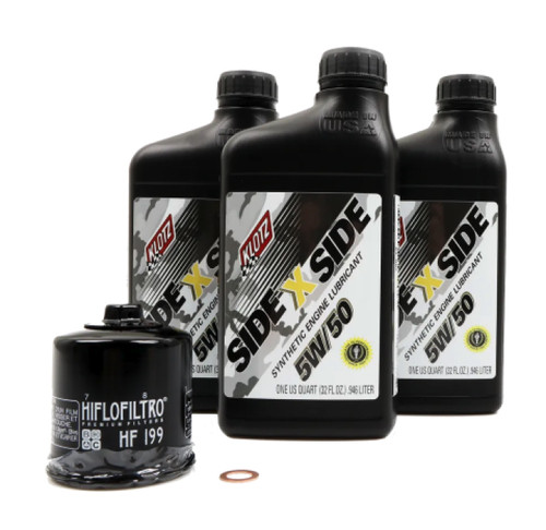 Klotz Oil Change Kit SxS 5W50 for Polaris RZR XP Turbo 2019-2022