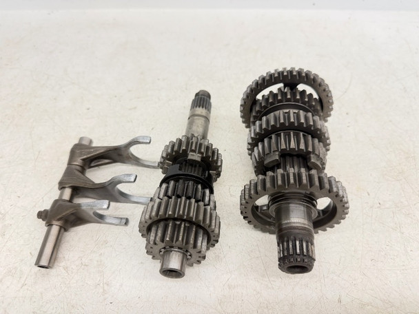 1999-2004 Honda TRX 400EX Transmission Main and Counter Shaft with Forks