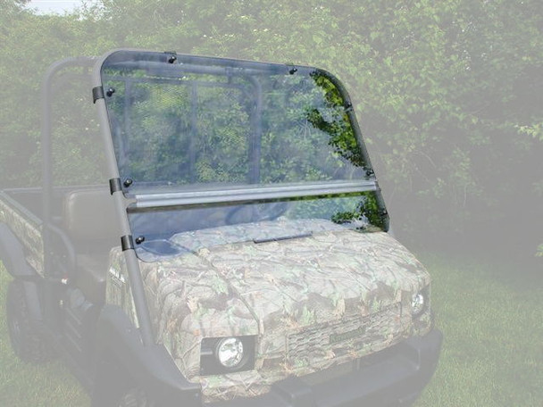EMP Hard Coated Flip Up Windshield 10498-N for Kawasaki Mule 4000 4010
