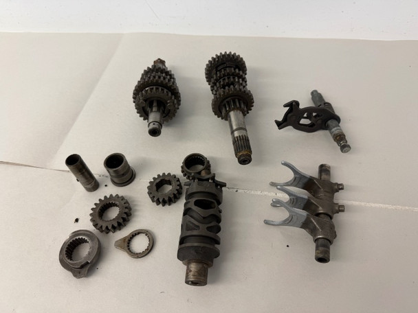 1985 Honda XR 200 R 4 Valve OEM Transmission Main Counter Shaft Gear Shift Drum