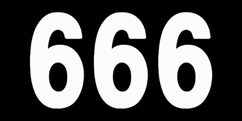 Factory Effex 3pk 8in Pro Number 6 Stickers White 02-4376