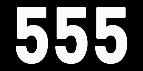 Factory Effex 3pk 8in Pro Number 5 Stickers White 02-4375
