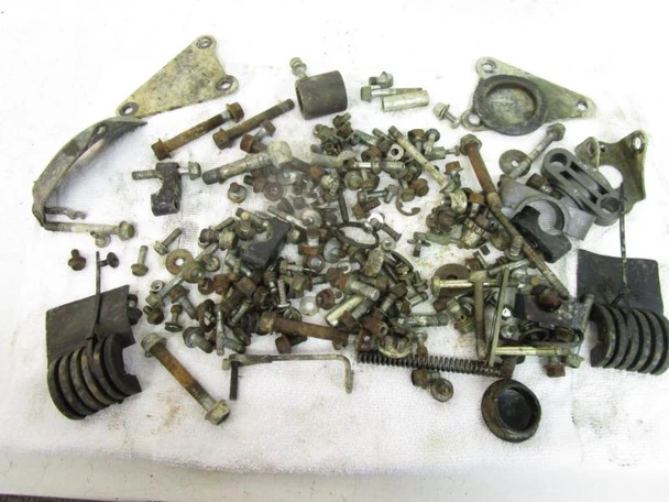 87 Yamaha YFM 350 Big Bear Misc Frame Chassis Hardware 1987-1988