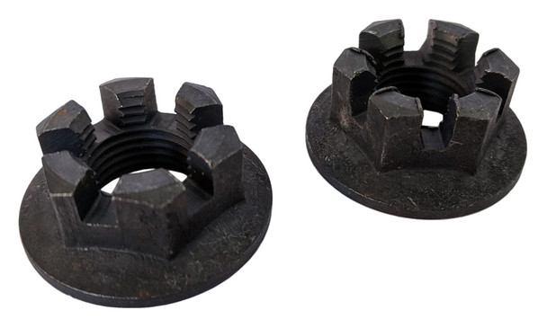 Qty2 Front or Rear Axle Hub Crown Nut 16mm x1.50 fits Yamaha Bear Tracker YFM250
