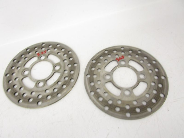 02 Yamaha Raptor 660 #3  Front Brake Rotors Discs 3GD-2582T-10-00