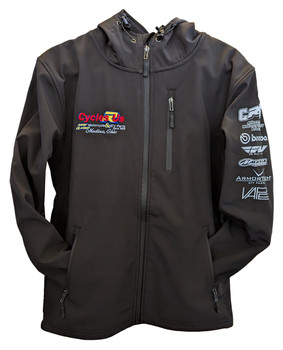 Cycles R Us Cycles R Us Logo Embroidered Jacket Black X Large - cyclesrus.net