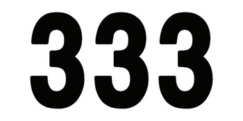 Factory Effex 3pk 5in Pro Number 3 Stickers Black 03-0273 - cyclesrus.net