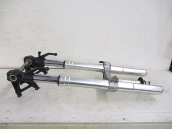 07 Kawasaki ZX6R Ninja P Forks Lower Triple Tree Axle Front 44071