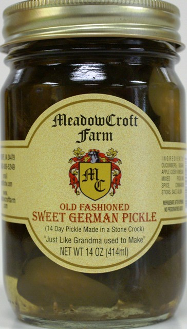 MeadowCroft Sweet German Pickles