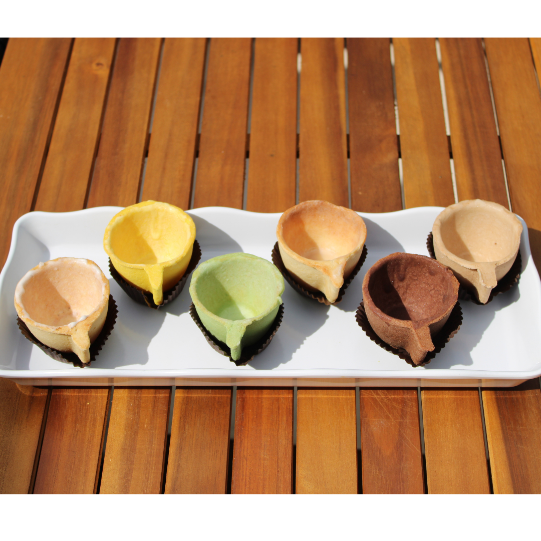 Edible Cookie Coffee Cups - assorted flavors (6-pack) - Noi Italian Market