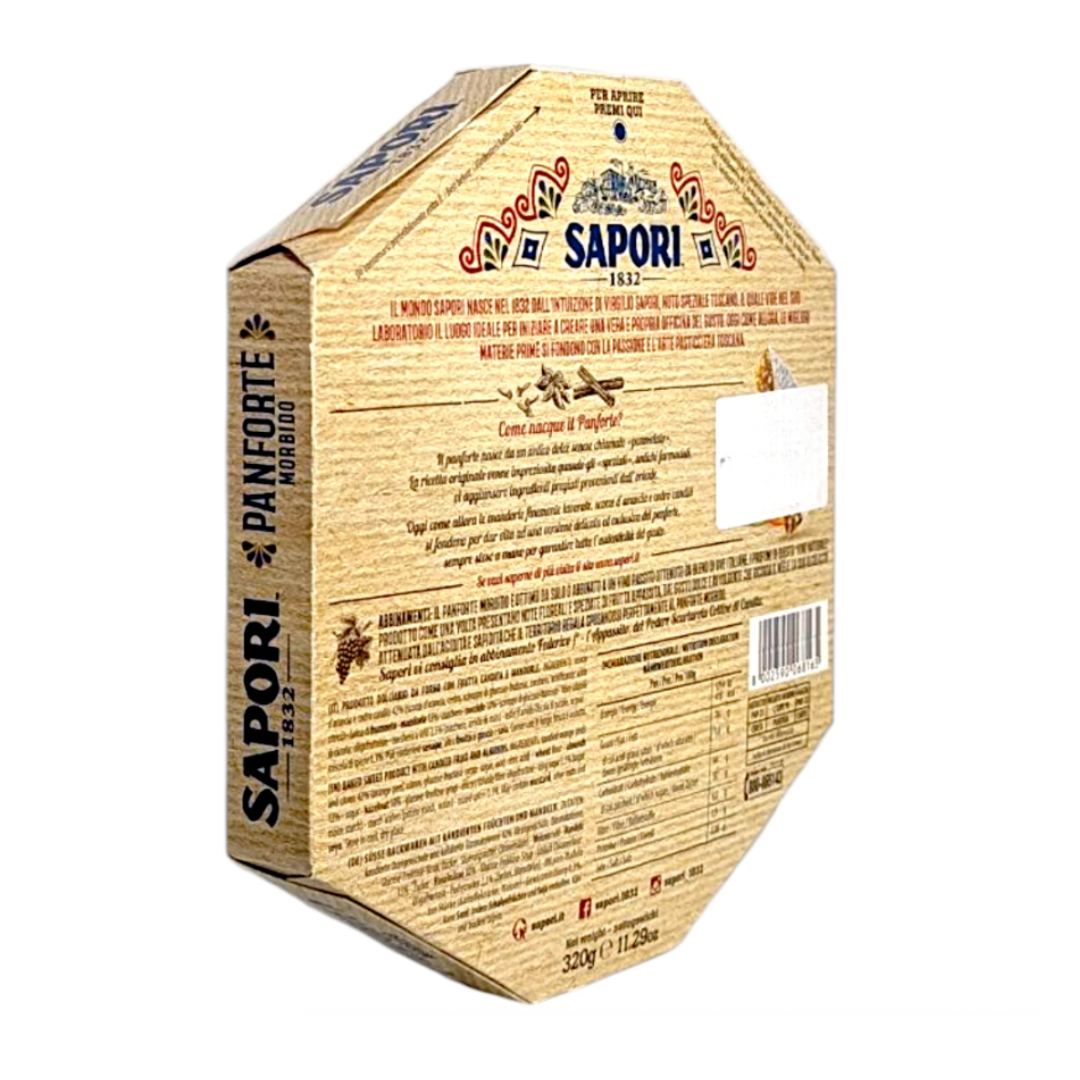 Panforte Sapori MORBIDO SOFT, Italy 10.58oz