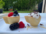 COFFEE & WHIPPED CREAM - EDIBLE COOKIE CUP