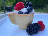 YOGURT & BERRIES PARFAIT - EDIBLE COOKIE CUPS