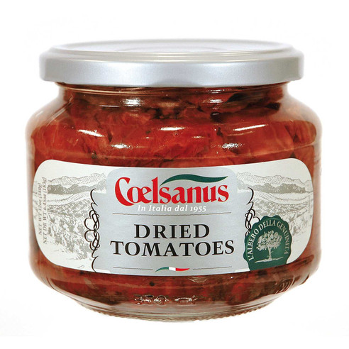 Grilled Sundried Tomatoes in oil, Coelsanus,  Italy (12 oz)