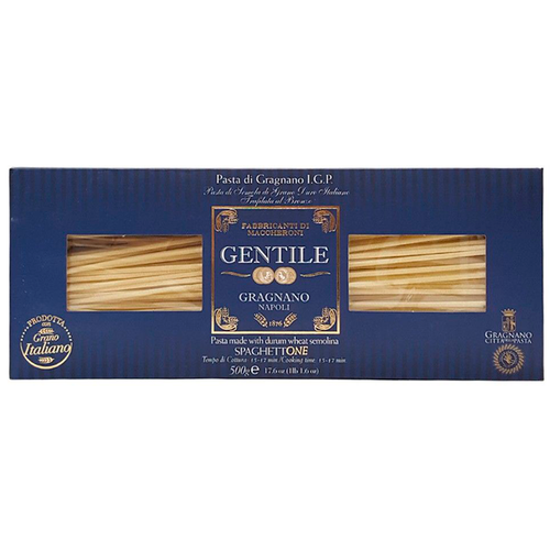 Pasta Spaghettone,  Gentile, Gragnano-Napoli, 1.1 lb (500 g)