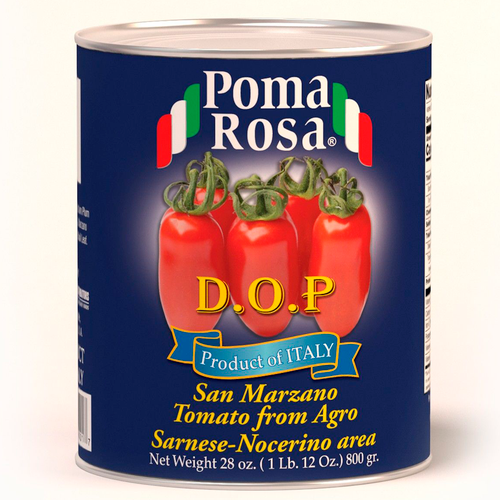 San Marzano Tomato, Pomodori San Marzano, Dop, Poma Rosa, Sarno, 28 oz (800 g)